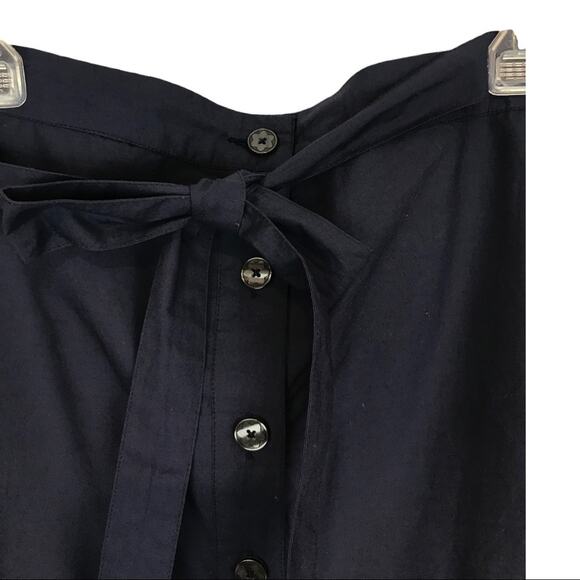 NWT Draper James Eyelet Tiered Navy Skirt Cotton sz 12 - Picture 13 of 13